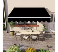 Replacement Awning Fabric, with Valance, Water-Repellent Durable, With Uv Protection, Made of Oxford cloth, Shade Canvas, for Outdoor Deck Balcony Yard Shop,003,(10x6.5ft) 3x2m