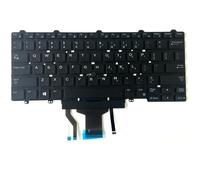 Replacement Backlight Keyboard with Pointer US Layout for Dell Latitude E5450 E5470 E7450 E7470, Latitude 5480 5490 5491 7480 7490 Series Laptop