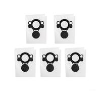 Replacement Bags for Nilfisk ATTIX 33/44 Vacuum Part 107419593 | for premium Material, Easy Replacement, Fits for nilfisk 107419593, 5-pack, Efficient Dust Containment