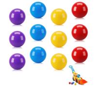Replacement Balls Compatible with VTech, Multi Color Toy Balls, 12 Pieces | Keeps Its Shape, Smooth Surface Design, Premium PP Material, Sturdy and Dependable, Easy to Clean, Suitable for Daily Play