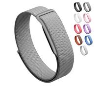 Replacement Band Compatible with Google Fitbit Air | Breathable Nylon, Adjustable Hook & Loop Closure, Sweatproof Sport Strap, Secure Stainless Steel Buckle, Fits 130-210mm Wrist
