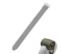 Replacement Band Compatible with Hume Health Band, Nylon Woven Loop Band, Comfortable Adjustable Soft Clasp Buckle & Loop Closure for Secure, Strap Wristband, All-Day Comfort (Grey)