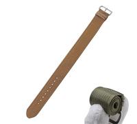 Replacement Band Compatible with Hume Health Band, Nylon Woven Loop Band, Comfortable Adjustable Soft Clasp Buckle & Loop Closure for Secure, Strap Wristband, All-Day Comfort (Brown)