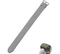 Replacement Band for Hume Health Band, Nylon Loop for Band, Adjustable Soft Woven Nylon & Adjustable Clasp Buckle, Soft Breathable Sport Wristband for Fitness Tracker (Grey)