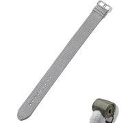 Replacement Band for Hume Health Band, Nylon Loop for Hume Band, Adjustable Soft Woven Nylon & Adjustable Clasp Buckle, Soft Breathable Sport Wristband for Fitness Tracker (Grey, 24cm)