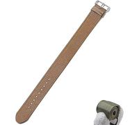 Replacement Band for Hume Health Band, Nylon Loop for Hume Band, Adjustable Soft Woven Nylon & Adjustable Clasp Buckle, Soft Breathable Sport Wristband for Fitness Tracker (Brown, 24cm)