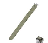 Replacement Band for Hume Health Band, Nylon Loop for Hume Band, Adjustable Soft Woven Nylon & Adjustable Clasp Buckle, Soft Breathable Sport Wristband for Fitness Tracker (Green)