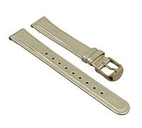 Replacement Band Watch Band Leather Strap gold 16mm glossy fits for Timex T2P328