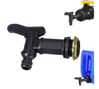 Replacement Barrel Water Butt Tap,Plastic Snap-Fit Hosepipe Rain Barrel Water Butts,T Faucet Garden Barrel Water Spout Water Tank,Universal Tap Connector Replacement