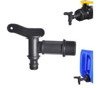 Replacement Barrel Water Butt Tap,Plastic Snap-Fit Hosepipe Rain Barrel Water Butts,T Faucet Garden Barrel Water Spout Water Tank,Universal Tap Connector Replacement