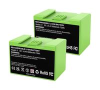 Replacement Battery 5000mAh 14.4V，Compatibie For IRobot Roomba I7 I3 I4 I5 I6 I7 I8 J7 E5 Series ，Vacuum Cleaner Rechargeable Battery(2pcs5.0ah)