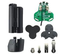 Replacement Battery Case for BAT411 BAT420 with Built-in PCB for Rebuilding 3-Core Li-ion Battery Packs Safely