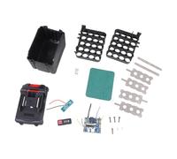 Replacement Battery Case Shell for Power Tool 10/15 / 20 Cores ABS Housing with Burning Management Systems Protections PCB Charging Board Battery Case Storage Box