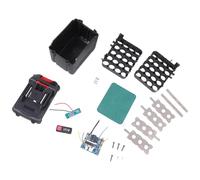 Replacement Battery Case Shell for Power Tool 10/15 / 20 Cores ABS Housing with Burning Management Systems Protections PCB Charging Board ABS Battery Case with LCD Display