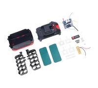 Replacement Battery Case Shell for Power Tool 10/15 / 20 Cores ABS Housing with Burning Management Systems Protections PCB Charging Board Battery Case Storage Box