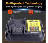 Replacement Battery Charger Compatible with Dewalt
