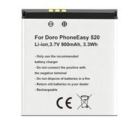 Replacement Battery Compatible with Doro PhoneEasy 410 412 520 605 607 612 621 632 etc. - Replacement for DBF-800A DBF-800C DBF-800E - Battery for Doro Care Clamshell Senior Mobile Phones