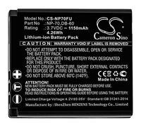 Replacement Battery compatible with Ricoh Caplio R5, Caplio GX100, Caplio GX200, Caplio G600, DX-1G, DX-2G