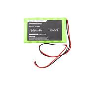 Replacement Battery Compatible with Visonic Central PowerMax 30 Panel, PowerMax Complete Alarm control Panel,fits Part No 103-300691, 103-301179, 103-303689, BAT301179, LTT-AA1300LSDX6B, 7.2V 1500mAh