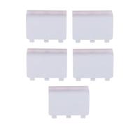 Replacement Battery Cover Door for Xbox One Wireless Controller | Perfect-Fit ABS Plastic Back Shell with Secure Snap Closure - Lightweight Portable Gaming Repair Part(5pcs white)