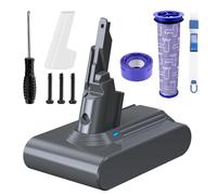 Replacement Battery for Dyson V7, JUBOTY 2026 Upgrade 7000mAh High Capacity Li-ion Battery for Dyson V7 SV11 Animal Fluffy Trigger Motorhead Mattress Allergy Absolute Series Handheld Vacuum Cleaner