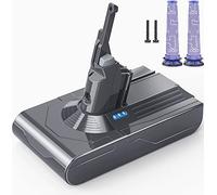 Replacement Battery for Dyson V8 - Morpilot 5000mAh Battery for Dyson SV10 Compatible with V8Animal V8Absolute V8Fluffy Vacuum Cleaner with 2 Pre-filters