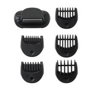 Replacement Beard Trimmer Attachment with 5pcs Guide Combs 1/2/3/5/7mm for Bra-un 7027cs, 7071cc, 7075cc, 7085cc, 7089cc