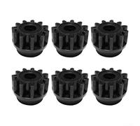 Replacement Bearing Gear for Pedal-Driven Spin Mop Bucket Systems Compatible with Common Rotary Mop Designs (6 black)
