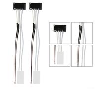 Replacement Bed Heater 48W for Bambu Lab Printers(2pcs P1S/P1P) | Two 48W elements, fast heat-up, stable for temp, improved adhesion, includes thermal paste and clips