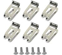 Replacement Belt Hook Clip, 6pcs Stainless Steel Driver Belt Clip Drill Clip Hook Tool with Screws Compatible with Makita 18V LXT Cordless Drills
