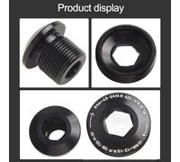 Replacement Bike Crank Bolt for SRAM For GXP Cranks M15/M26, Fits For X7 X9 X0 For XX1 Series, Made from Aluminum Alloy (Nut)