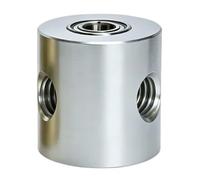 Replacement Bird Perch Nut Hardware with Aluminum Alloy Body, C