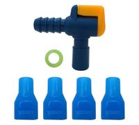 Replacement Bite Valve - 2" Silicone Spout Nozzle, Hydration Bladder Connector, Watertight Hose Adapter, Soft Flexible Mouthpiece | Spout