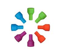 Replacement Bite Valve for Camelbak Hydration Pack Bladder - Leakproof Self-Sealing 8-Pack Silicone Mouthpieces, BPA-Free (4 Colors Mixed)