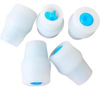 Replacement Bite Valve Nozzles Compatible with Osprey, Nathan & Hydrapak Hydration Reservoirs - BPA-Free, Phthalate-Free, Lead-Free Silicone Sheaths (5Pcs)