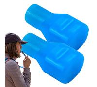Replacement Bite Valve - Pack of 2 Silicone Hydration Bite Valve Nozzles | Safe Replacement for Hydration Bags and Water Systems for Backpacks, Hiking, Cycles
