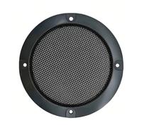 Replacement Black Metal Meshed Cover Dustproof Guard for Speakers From 1.5 Inch to 10 Inch Easy Attach Design Loudspeaker Grille