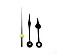 Replacement Black Metal Press Fit Clock Hands Compatible With HD 1688 Quartz Radio Controlled Mechanism Movement DIY Repair 65mm