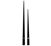 Replacement Black Metal Screw Fit Extra Long Clock Hands Compatible With Japanese Eyeshaft Quartz High Torque movement Mechanism 243mm