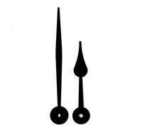Replacement Black Metal Screw Fit Extra Long Clock Hands Compatible With Japanese Eyeshaft Quartz High Torque movement Mechanism 170mm