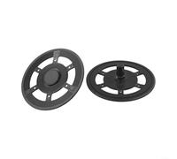 Replacement Black Mop Holder Bracket for ECOVACS X2 and X2 & Series - 12.9 cm Square Plastic Cleaning Robot Accessory, 2-Piece Set