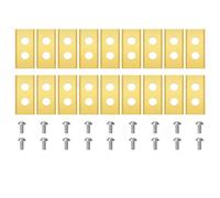 Replacement Blade,Compatible for WORX,Compatible for Landroid,Robot Lawn Mower Grass Cutter Blade Accessory(18pcs Golden)