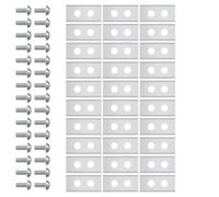 Replacement Blade,Compatible for WORX,Landroid Robot Mower, WG754E WG791E.1 WG791E WG794E WG793E.1 WG793E WG795E Robot Mower Supply(30pcs Silver)