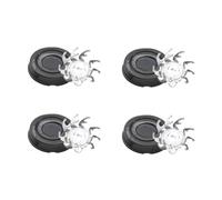 Replacement Blades, Compatible with Skull Shaver, Pitbull Carver PRO | For Pitbull 4 heads series and 3 heads series; includes blades set and cleaning brush(4B pcs)