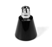 Replacement Blades for MANSCAPED Weed Whacker Waterproof Stainless Steel Heads | Hygienic Nose & Ear Trimmer Refills (Black -1 Pack)