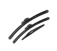 Replacement Blades For Suzuki SX4 Hatchback SUV 2012-2018 26"14"10" 3Pcs/set Front Rear Windshield Wiper Blades Kit