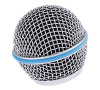 Replacement Blue Steel Mesh Microphone Grill Head Parts Accessory BETA 58A Silver