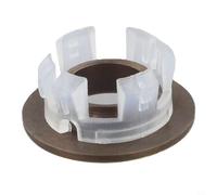 Replacement Brass Basin Sink Overflow Cover Insert Hole with Metal Build Designed for Bathroom Faucets with Round Flood Openings (Bronze)