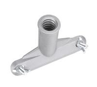 Replacement Broom Head Connector Adapter for Telescopic Pole with Metal Thread Tip, Broom Handle Bracket Replacement Suitable for Extension Poles and Household Cleaning Tools