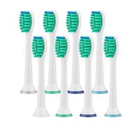 Replacement Brush 8 Pack Heads Compatible with Philips Sonicare Electric Toothbrushes, Classic Toothbrush Heads HX6014, Fit The Models of HX3/HX6/HX9/HX8/HX7 Series